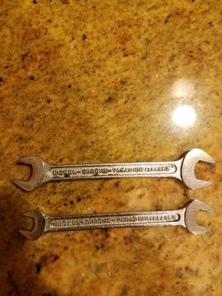 Toyota open end wrenches