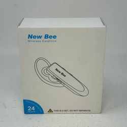 New Bee LC-B41 Bluetooth Headset 24H Talk Time Wireless Earpiece Handsfree 2-Pack