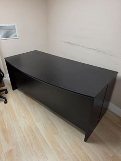 Wood desk used