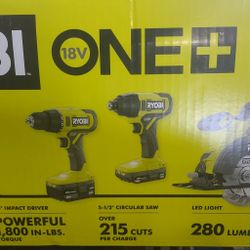 Ryobi 18v One+ 4 Tool Combo W