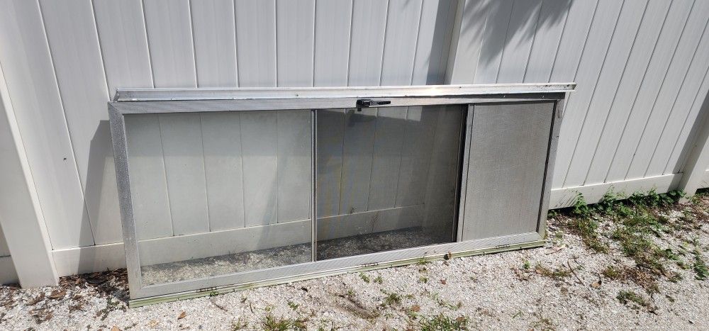 FREE ALUMINUM STORM DOOR