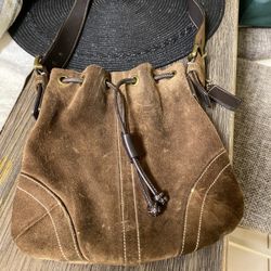 Coach Suede Crossbody Bag