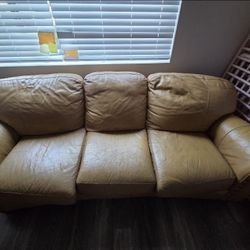 Leather Sofa 