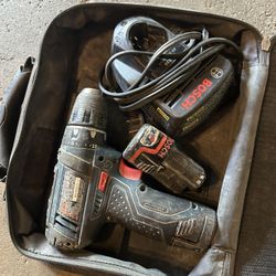 Bosch 12v Drill Driver Comes With Charger and 2 Batteries In Good Condition 