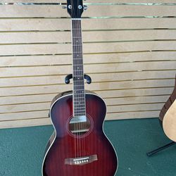 Ibanez PN12E Mahogany Parlor Acoustic-Electric Guitar Vintage Sunburst