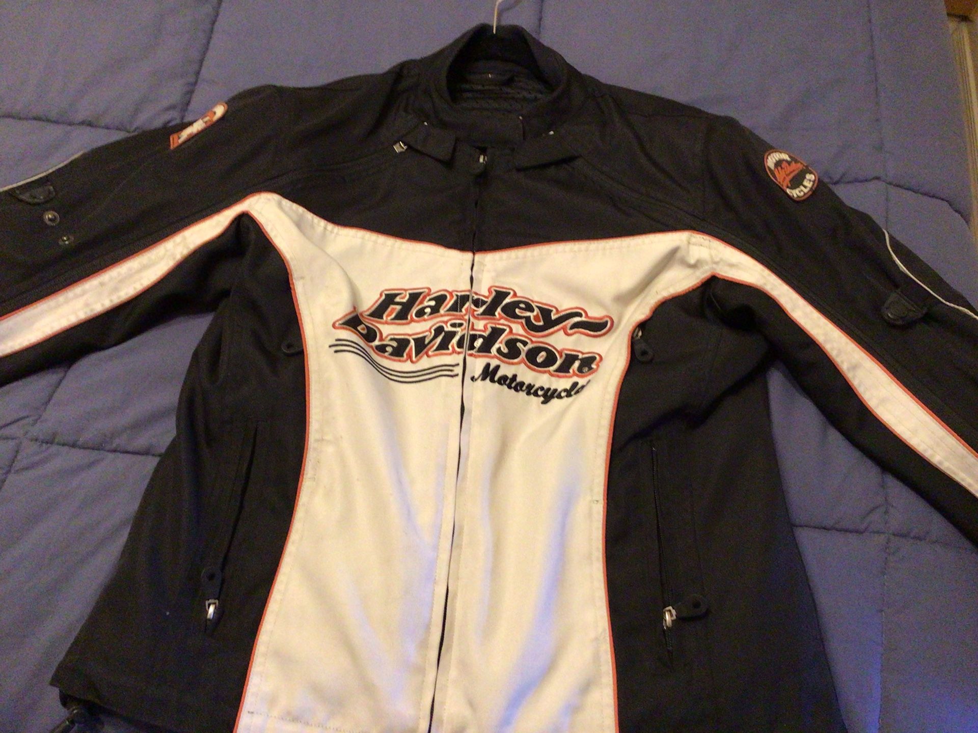 Men’s Harley Davidson Motorcycle Jacket, Size Large