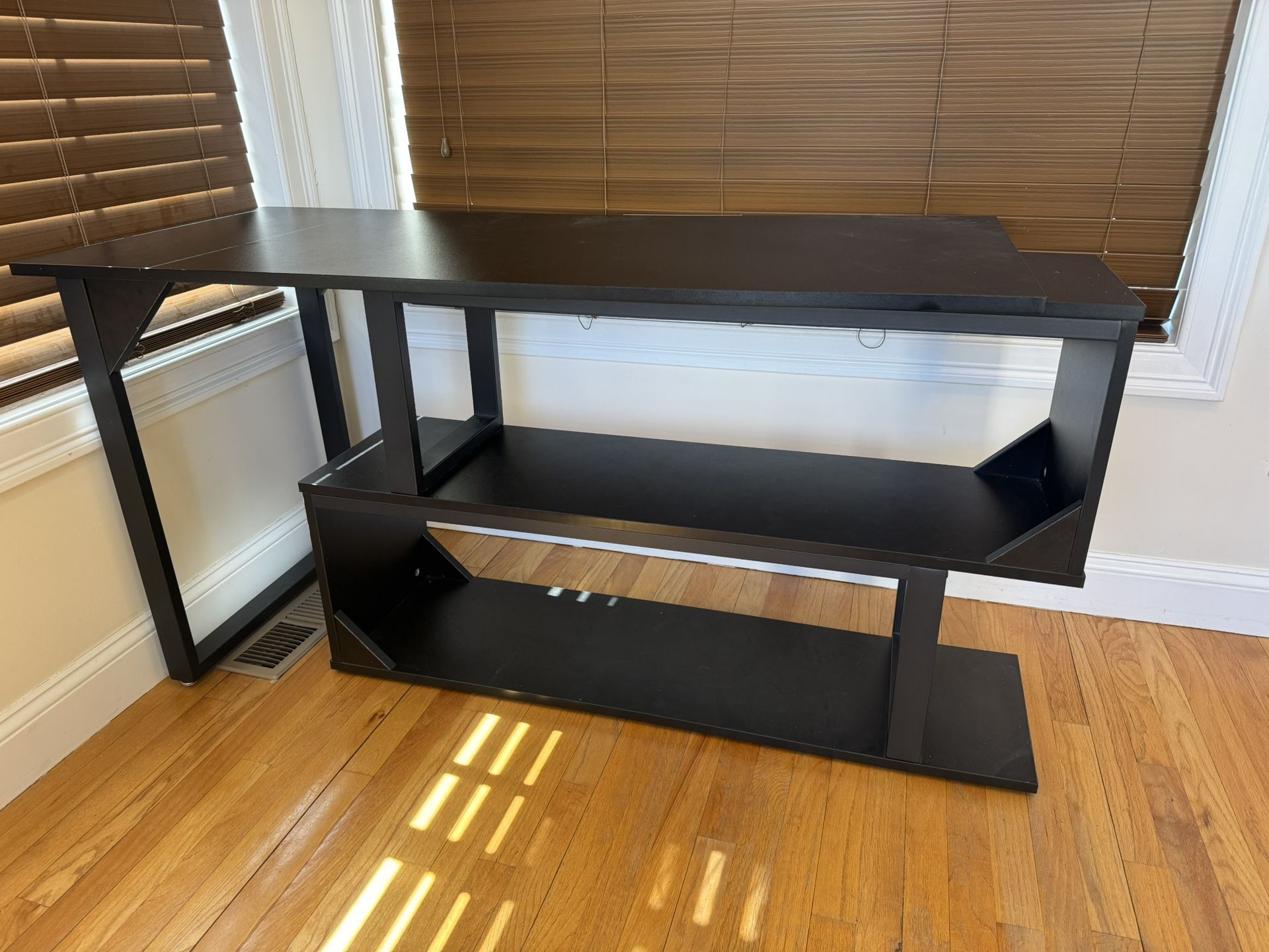 L-shaped Computer office desk or 2 shelf S-shaped storage desk