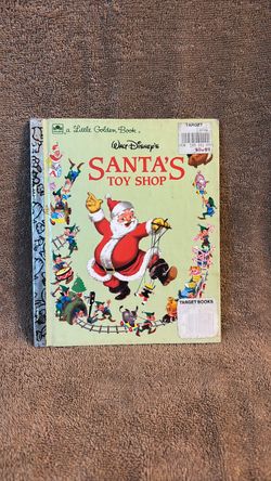 Walt Disney's Santa's Toy Shop Little Golden Book