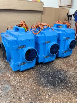 DRY GEAR HEPA HL500 DEHUMIDIFIER 3 UNITS COMBO USED