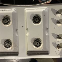 Magic Chef White Stove Top 