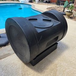 Large Rotating Tumbling Compost Bin Tumbler Composter 30h 35w 28d