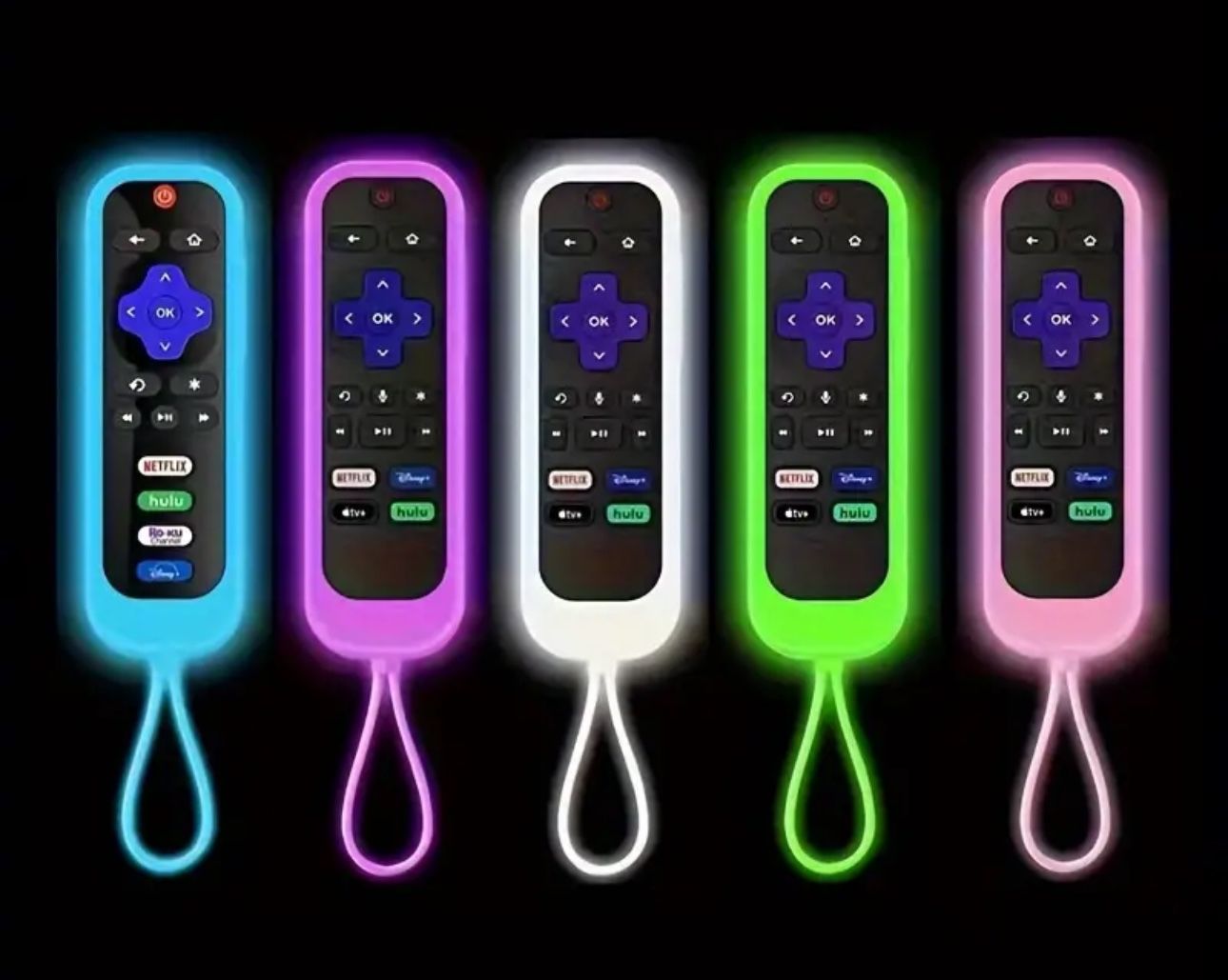 Roku TV Remote With Luminous Cover