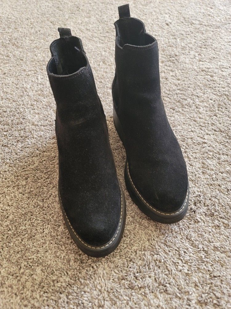 La Canadienne Boot/Boots Size 8.5 Women Suede Leather