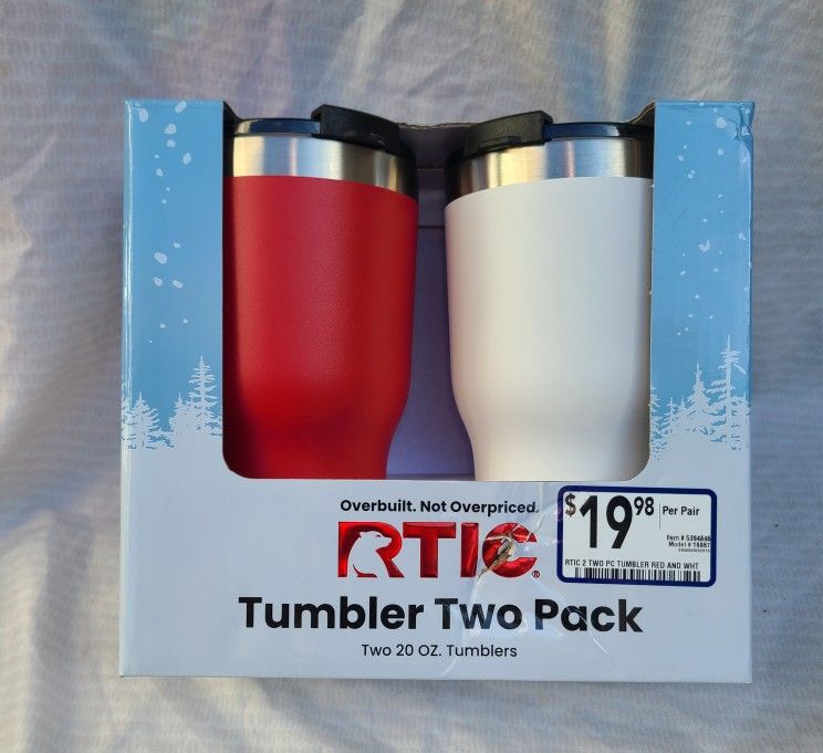 RTIC Tumbler 2pack 20oz Drinkware