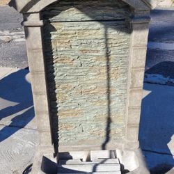 Electric Powered Wall Outdoor Fountain Pump Included