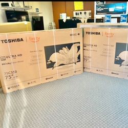 75 Toshiba Tv Smart 4k HDTV In Box 6 Month Warranty Free Delivery 