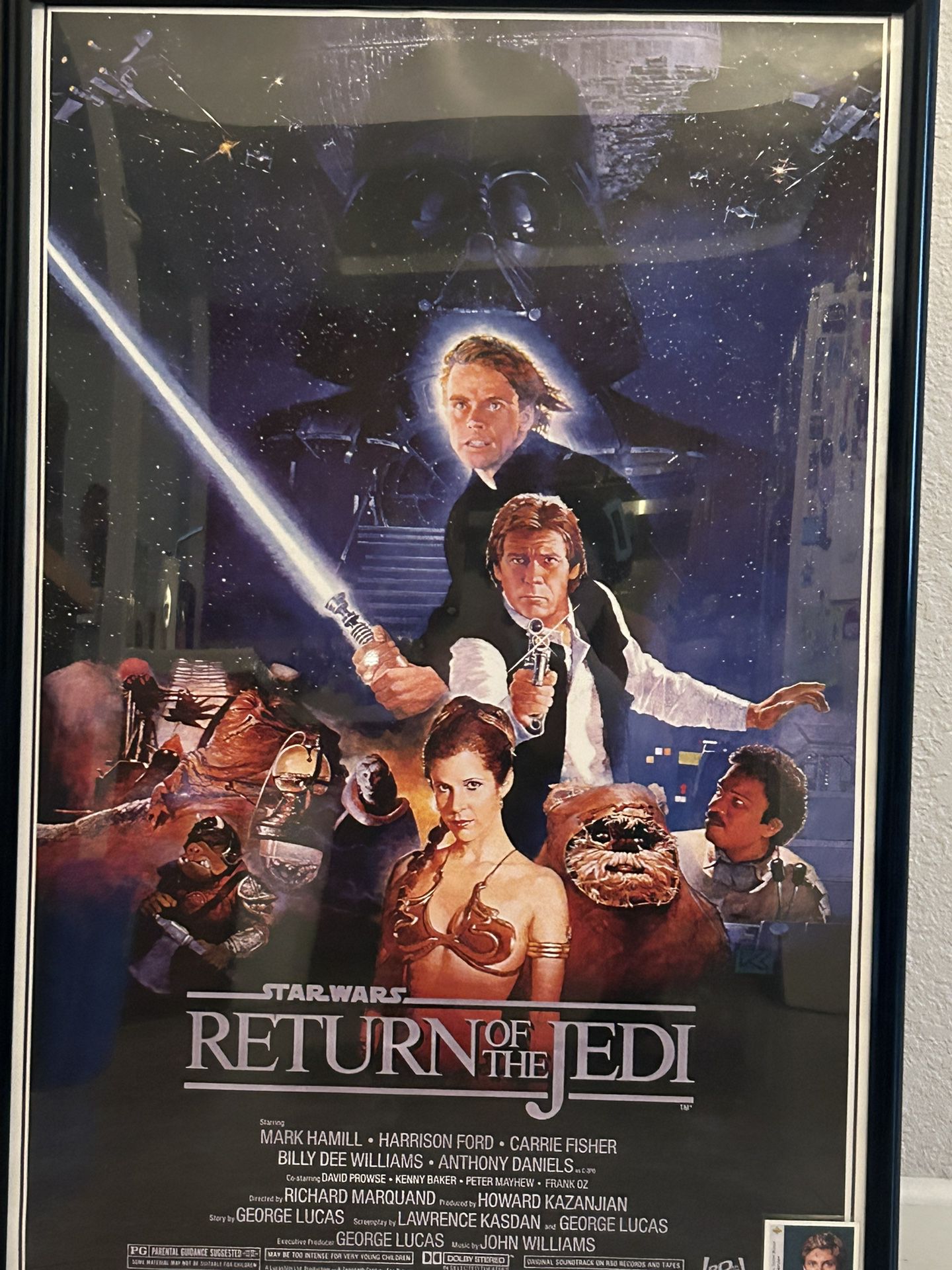 Framed Star Wars Movie Poster