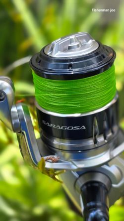 Shimano Saragosa reel/Suffix braid/New Rod