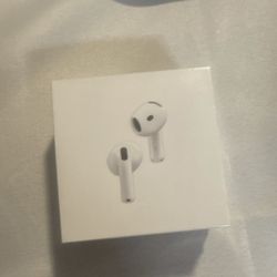 Apple AirPods 4 White Bluetooth Earbuds with Active Noise Cancellation In-Ear