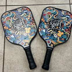 VINSGUIR Pickleball Paddles Set + Case 