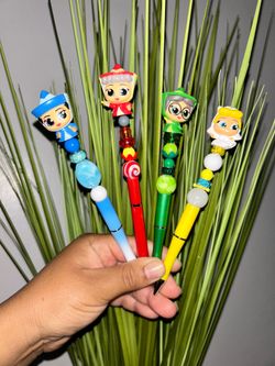 Fairy Godmother’s Doorables Beaded Pens or Princess Aurora
