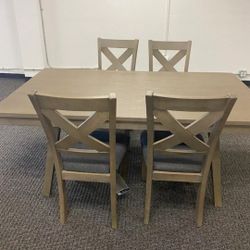 Parellen Dining Set,Table And 4 Chair $10 Down Payment And Financing Available