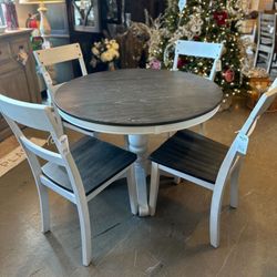 💥HUGE Ashley Furniture Blowout Sale!💥 Brand New Table W/ 4 Chairs! $50 Down Takes It Home Today! 