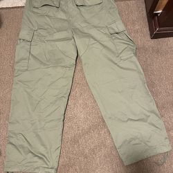 Green Empyre Cargos 34 Ultra Loose 