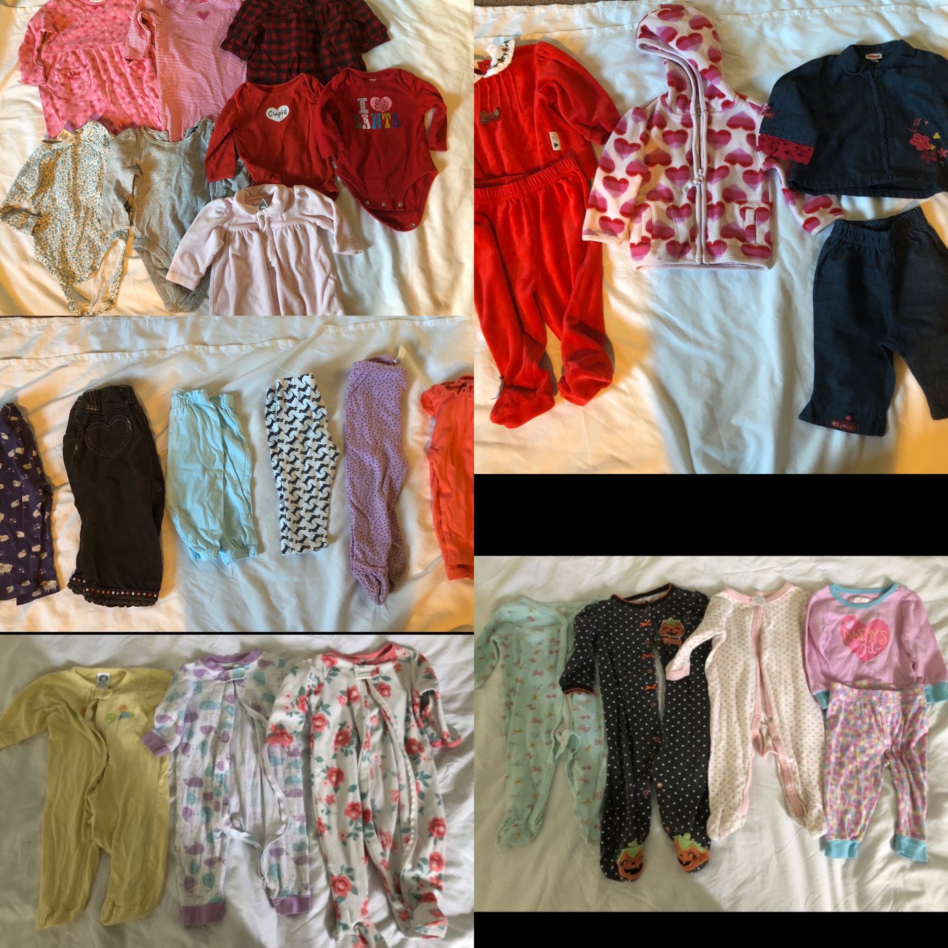 6 month baby girl winter clothes lot