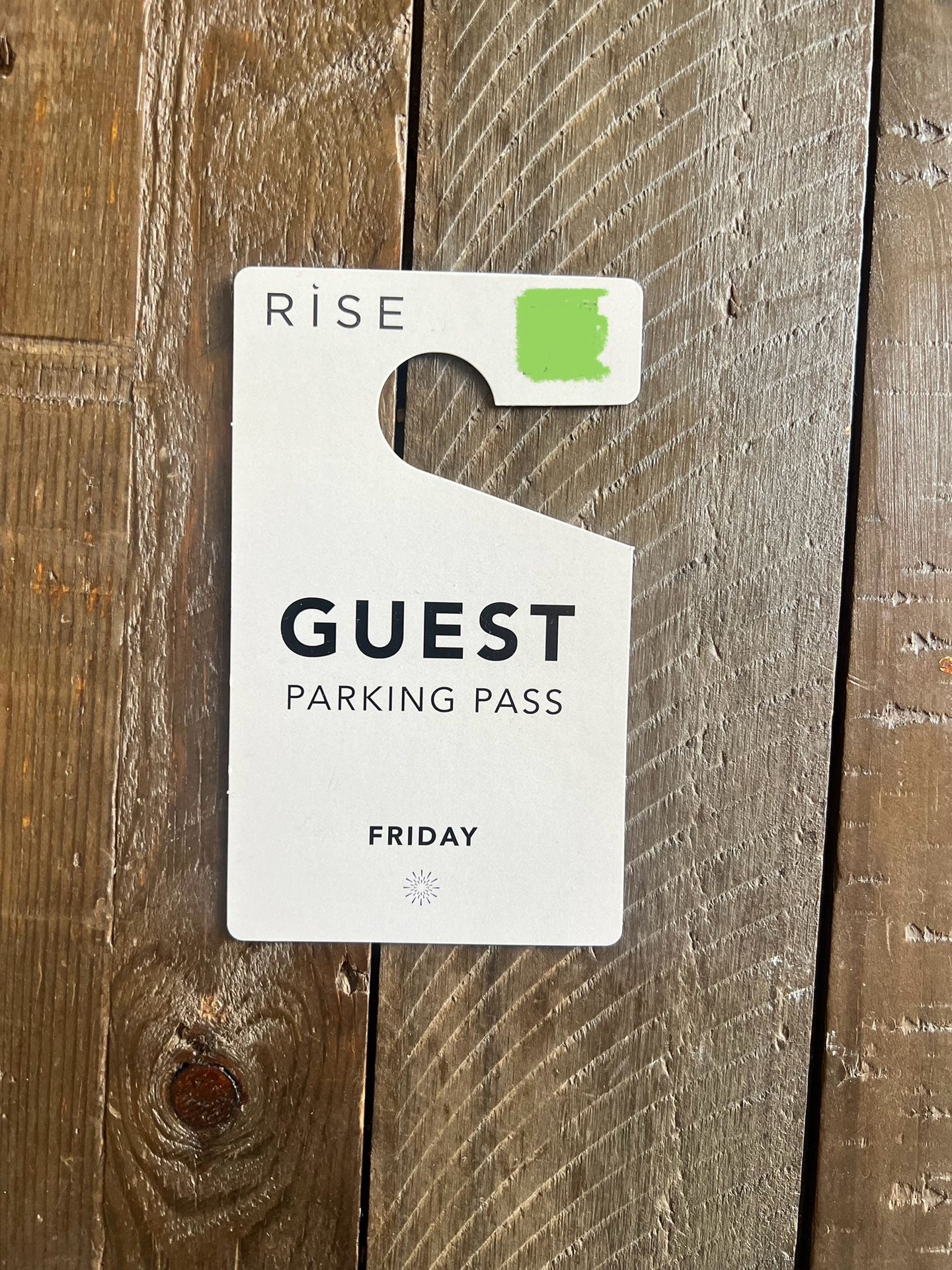 RiSE Festival Parking Pass - Friday