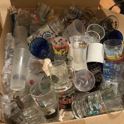 Huge Box Of Shot Glasses
