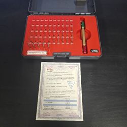 SPI Class ZZ Plug Gage Set: 0.011 to 0.06" Range, 50 Pc