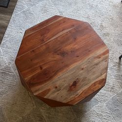 Wooden Diamond Coffee Table
