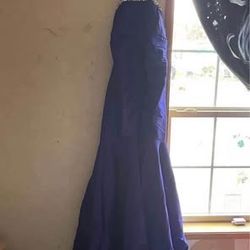 purple prom dress 