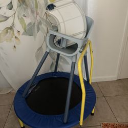 High Chair and Kids Trampoline