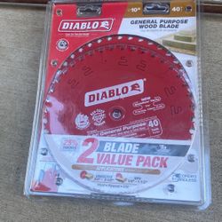 Diablo 10” General Purpose Wood Blade 40T