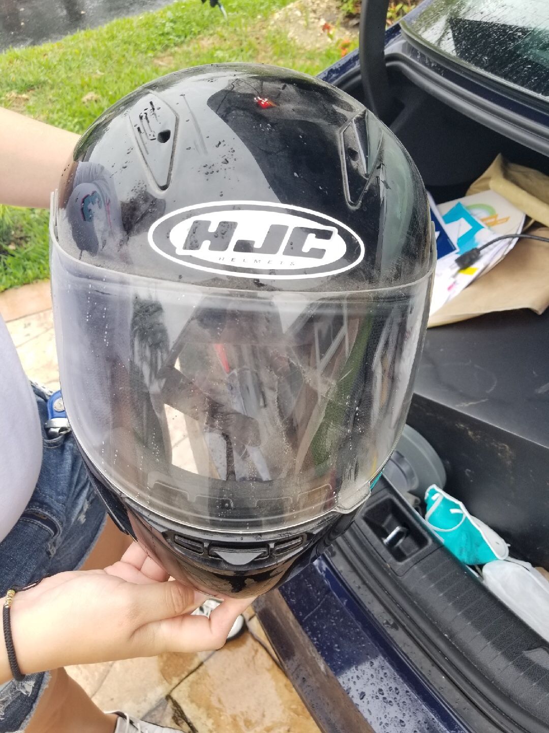 HJC motorcycle helmet