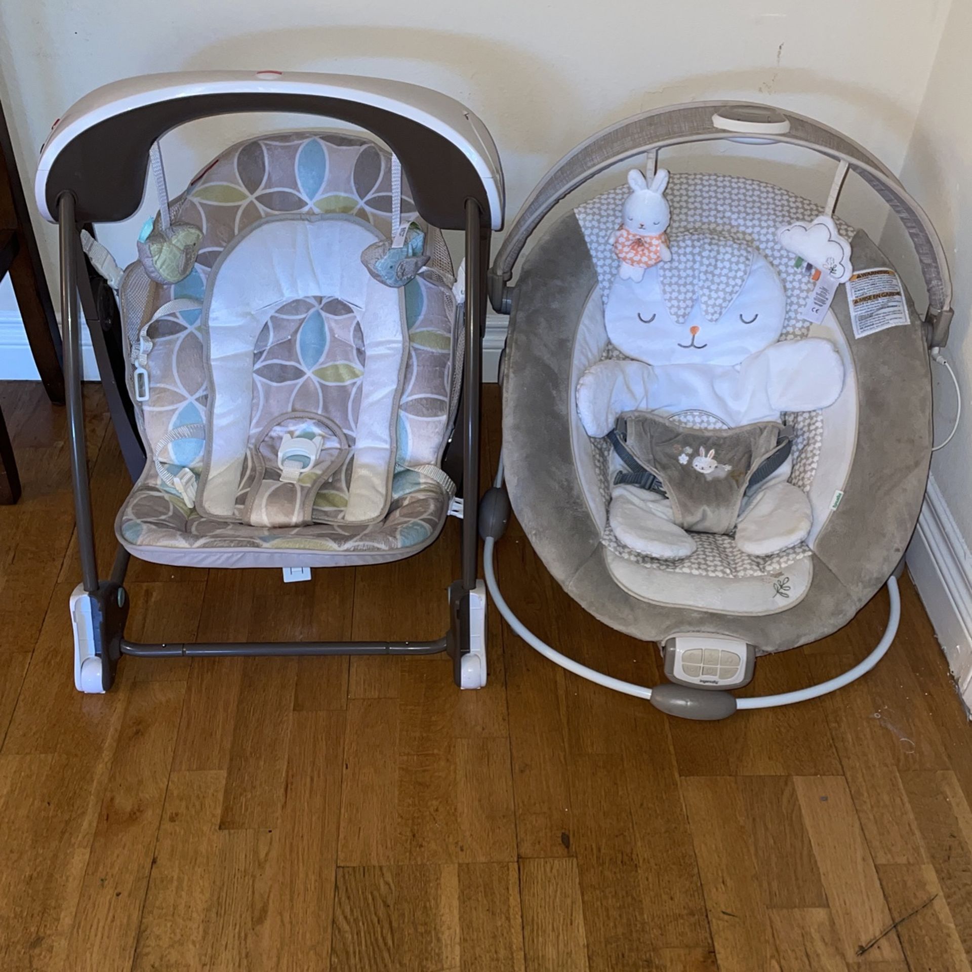 Fisher-Price Take-Along Swing & Seat &/or Ingenuityâ„¢ Twinkle Tails Bouncer