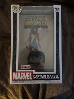 Captain Marvel Funko Pop Comic Cover
