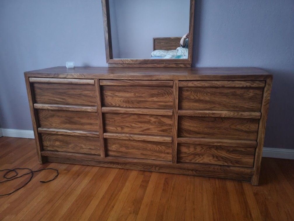 Bedroom Dresser with mirror.