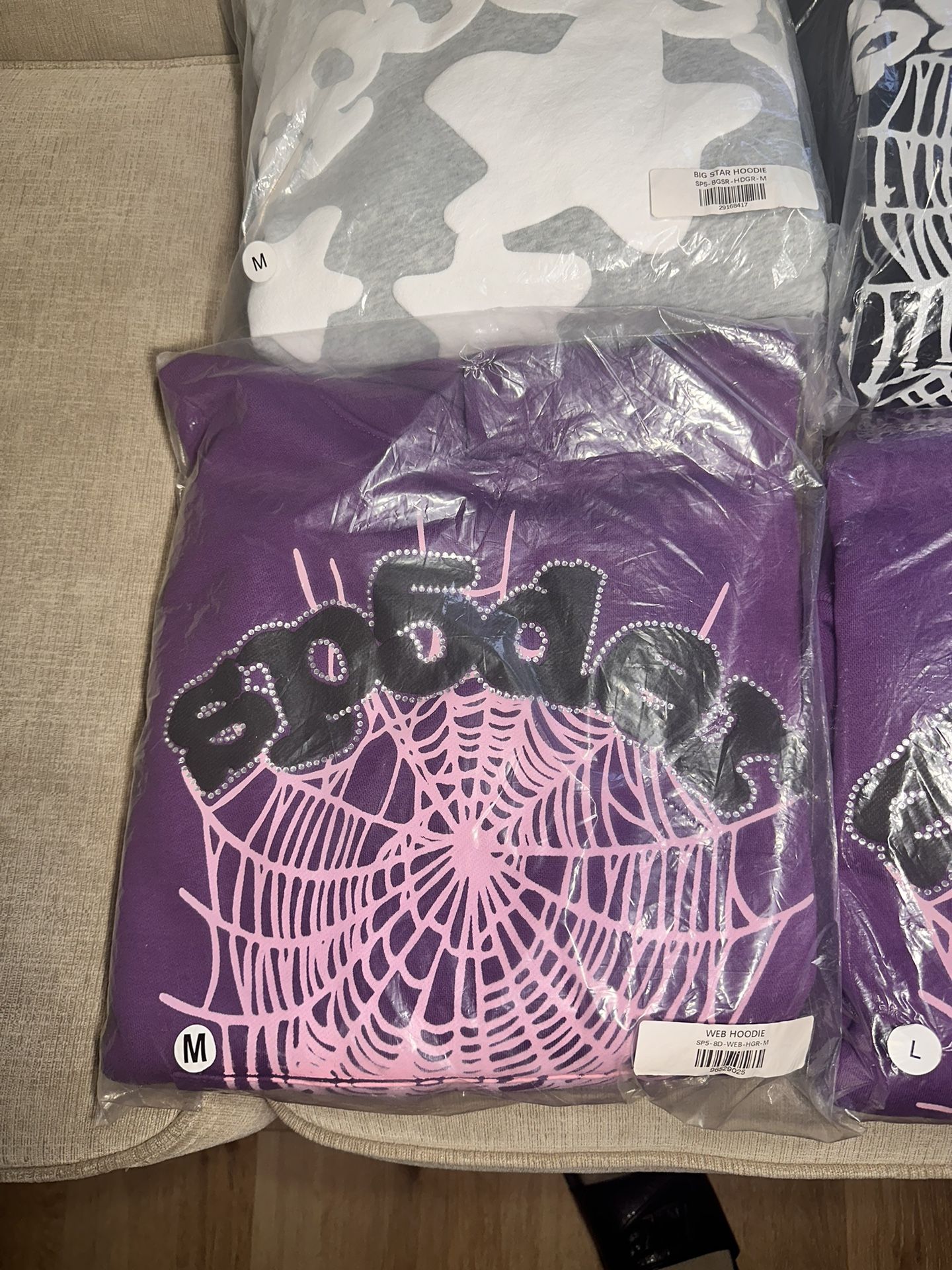 Spider Hoodie Purple