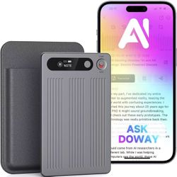 AI Voice Recorder, Note Voice Recorder with Transcribe＆Summarize, Al Noise Cancellation Technology, Two-Way Translation with APP, 80+ Languages, 64GB 