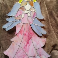 Delicate Stain Glass Angel