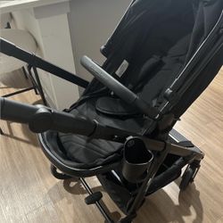 Mompush Baby Stroller, Convertible 2-in-1 with Bassinet