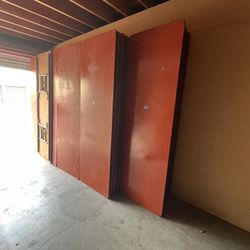 8’ wood rectangular tables