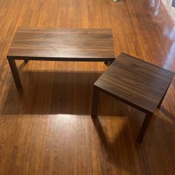 Coffee Table And End Table 