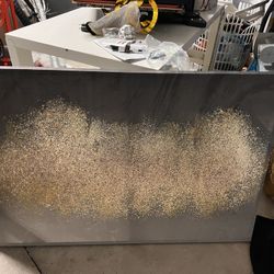 Black Silver And Gold Picture Art