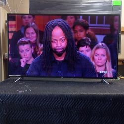 65 Inch TCL Roku 4k Smart Beautiful Tv Comes With Remote Control Shows Great Picture Works Perfect Guaranteed 