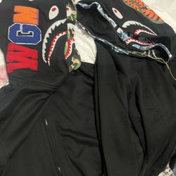 bape zip up hoodies 