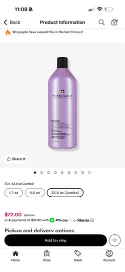 Pureology shampoo